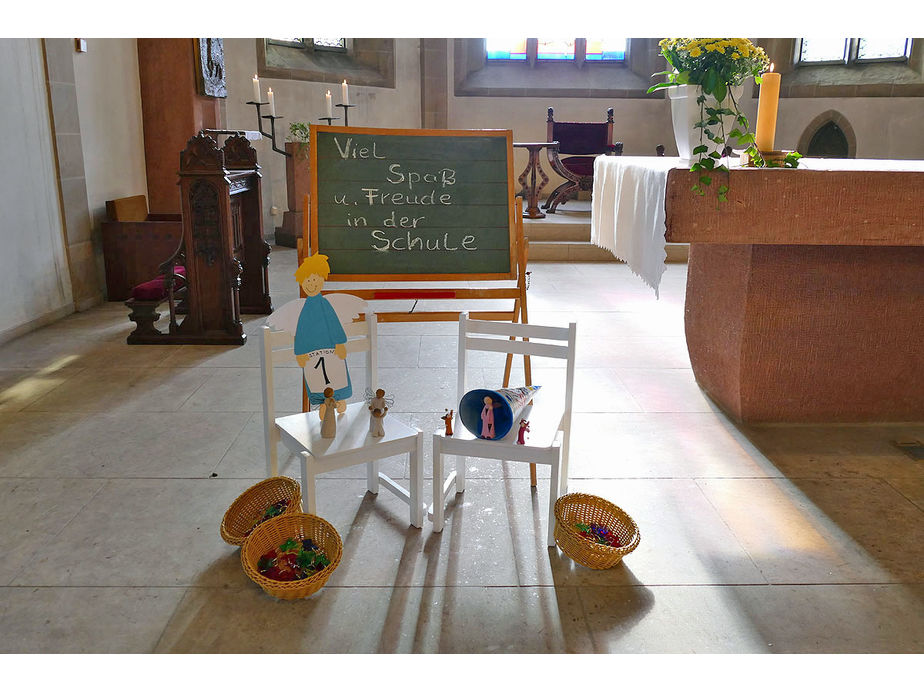 Ökumenischer Einschulungsgottesdienst in St. Crescentius (Foto: Karl-Franz Thiede)